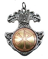 Amulet - Bindrune for Happiness & Friendship (Reversible)