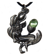 Amulet Pendant - Acorn Faerie for Fertility & New Beginnings